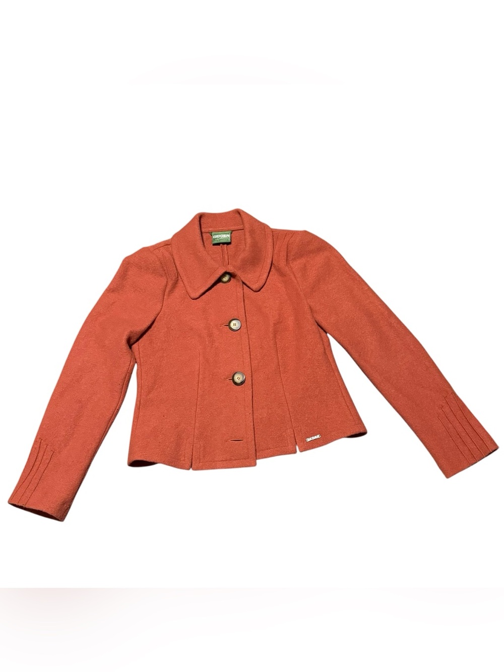 Geiger Austria Wool Jacket Womens Size 38 Button Front